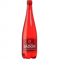Bouteille Pet 1L Eau Gazeuse Badoit Rouge New Pack