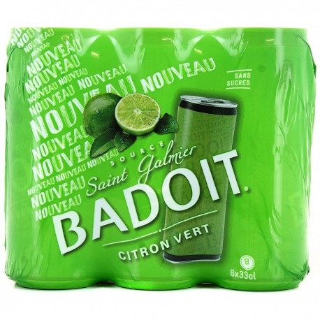 Bte 6X33Cl Badoit Citron Vert
