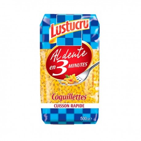 Lustucru Pates Coquillettes Al Dente 3 Min Le Paquet De 500 G Drh Market Sarl