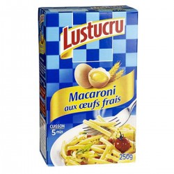 Lustucru Pâtes Macaroni : La Boite De 250 G