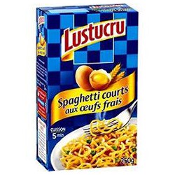 Lustucru Pâtes Spaghetti Courts : La Boite De 250 G