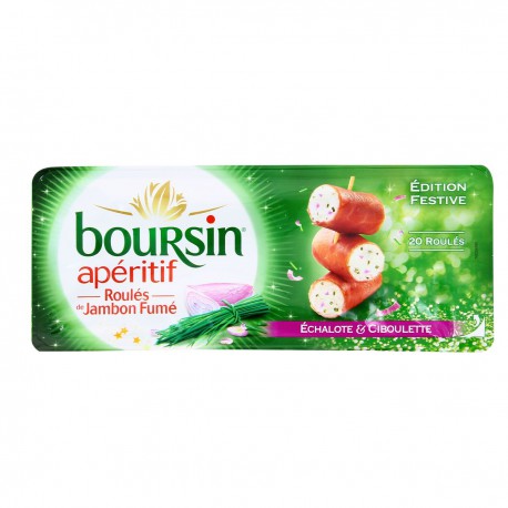 100G Roule Jambon Fume/Echalotte/Ciboulette Boursin