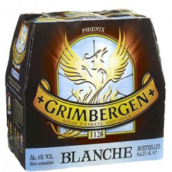 Grimbergen Cuvee Blanche Biere 6%V Bouteille 6X25Cl