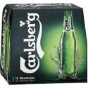 Carlsberg Bière Blonde : Le Pack De 12 Bouteilles De 25Cl