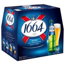 Pack Bte 10X25Cl Biere 1664 5,5°