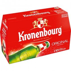 Pack Bouteille 10X25Cl Biere Kronenbourg 4.2°