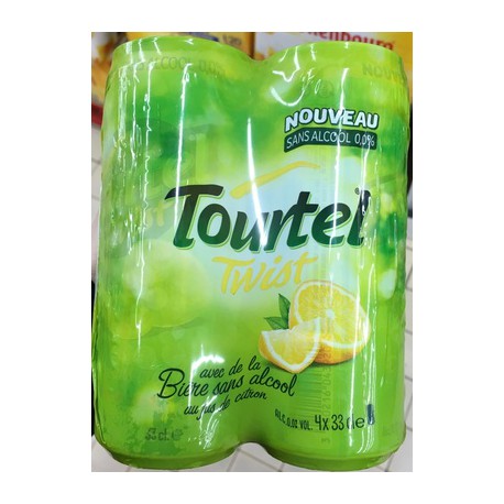 Pack Bte 4X33Cl TwiSaint Citron Tourtel