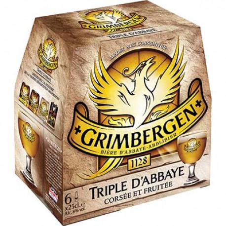 Pack 6X25Cl Grimbergen Triple Abbaye 8Ø