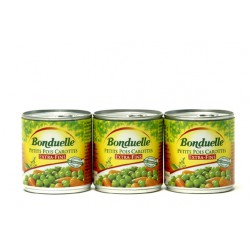 Bonduelle Pois Carottes Extra Fin Lot 3X1/3