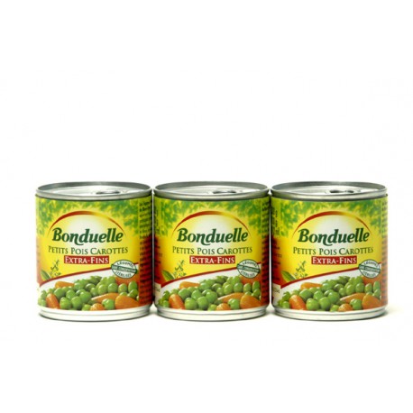 Bonduelle Pois Carottes Extra Fin Lot 3X1/3