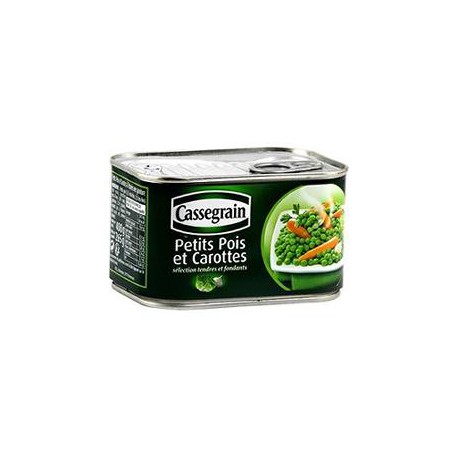 Cassegrain Petit Pois Carottes Printaniere Boite 1/1