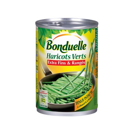 Bonduelle Haricots Verts Extra-Fins Bonduelle Boîte 1/2 220G