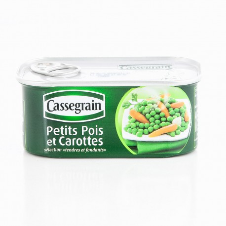 Cassegrain Petit Pois Carotte Printanier Cassegrain Bte 1/4 130G