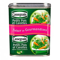 Lot 2 1/2 Pois Carottes Cassegrain