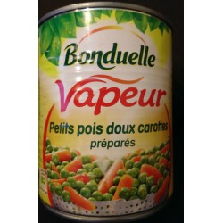 610G Vapeur Pois Carottes Bonduelle