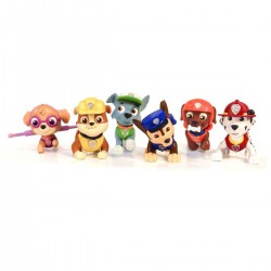 Pack 6 Figurines Paw Patrol