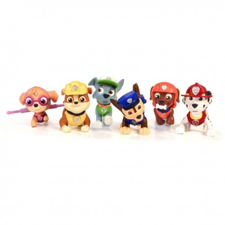 Pack 6 Figurines Paw Patrol