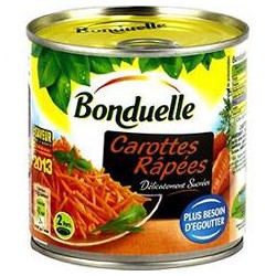Bonduelle Carottes Rapees 220G
