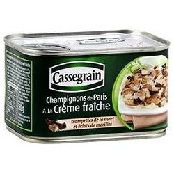 Bte 1/2 Champignons /Creme Fraiche Cassegrain