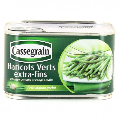 Bte 1/2 Haricots Verts Extra Fins Oignon Grelot Cassegrain