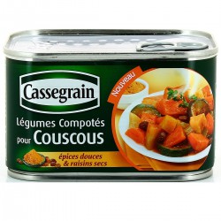 Bte 1/2 Compotee Legumes Couscous Epices Cassgrain