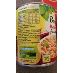 Bte 4/4 Haricot Blanc Cuit Facon Cassoulet 800G Bonduelle