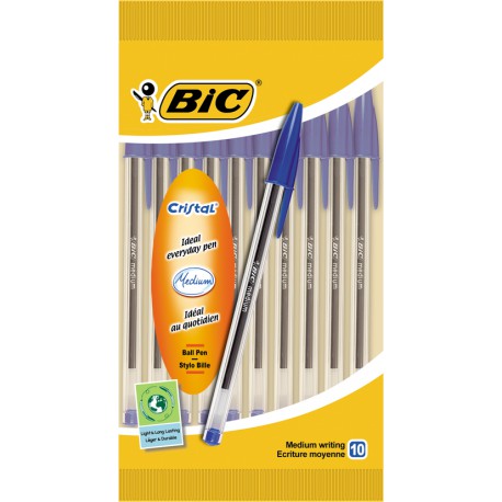 Bic 10S Bille Cristal Moy Ble