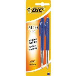 Bic 2 Stylo Bille M 10 Clic B