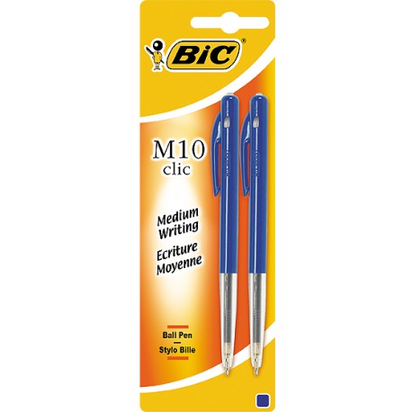 Bic 2 Stylo Bille M 10 Clic B