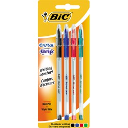 Bic 4S.Bille Cristal Grip Ass