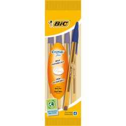 Bic 4S Bille Crystal Fin Bleu