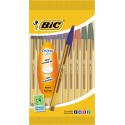 Bic 10Stylo Bille Cristal Fin