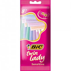 8 Rasoirs Twin Lady Bic