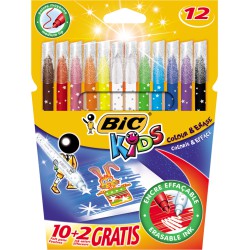 Bic 10+2Feut.Col.Colour&Erase