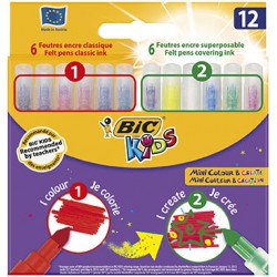 Bic Kids 10+2Mini Feut Colour