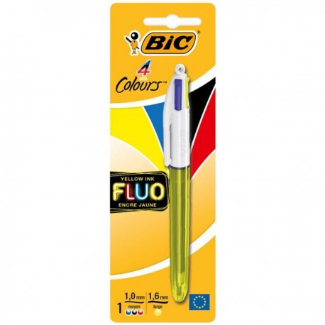Bic S.Bille 4 Couleurs Neon