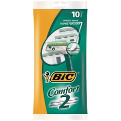 Bic Rasoir Jetable Comfort 2 Tête Fixe Bic Pochette X10