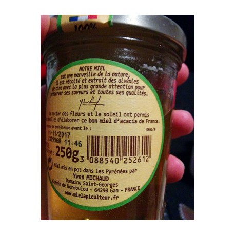 Apiculteur Miel Acacia Liq250G