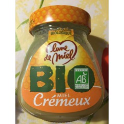 Miel Cremeux Bio Mille Fleurs 375G Lune Miel