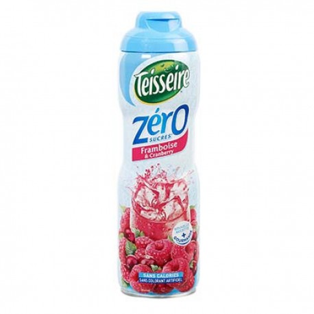 Bidon 60Cl Sirop Framboise/Cranberry 0% Sucre Teisseire