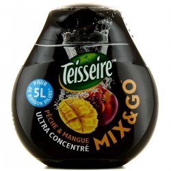 Bouteille Pet 66Ml Sirop Peche Mangue Mix&Go Teisseire