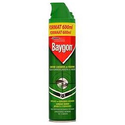 LOT DE 4 - BAYGON Insecticide cafards & fourmis - la bombe de 600 ml -  Cdiscount Au quotidien
