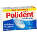 Polident Comprimés Nettoyant Anti-Plaque, Anti-Bactérien : La Boite De 108