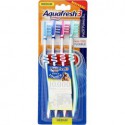 Aquafresh Brosses À Dents Avec Tête Flexible Medium X4