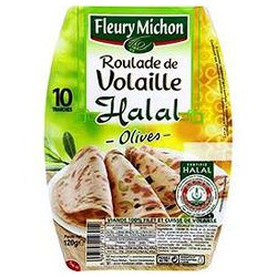 9 Tr. De Roulade De Volaille Aux Olives - Halal 120 G