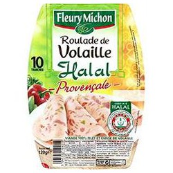 9 Tr. De Roulade De Volaille À La Provençale - Halal 120 G