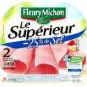 80G 2 Tranches Jambon Superieur Omega 3 Fleury Michon