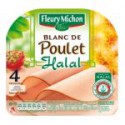 120G 4 Tranches Blancs De Poulet Halal Fleury Michon