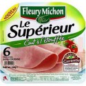 240G 6 Tranches Jambon Le Superieur Sans Couenne Etouffee Fleury Michon