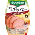 Fleury Michon Roti De Porc Dans Le Filet 6 Tranches 180G